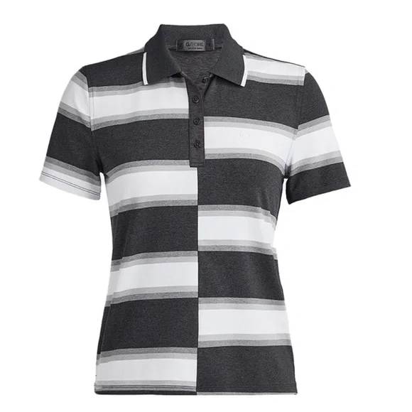 G/FORE Women’s Offset Gradient Stripe Tech Polo NWOT Size Small - Picture 3 of 14